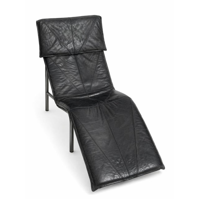 Skye Leather Chaise Longue by Tord Björklund for Ikea, 1980s, in Flawless conditions. Designed 1980 to 1989 I have...
