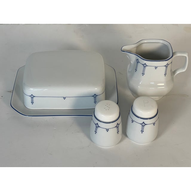 Art Deco 1930s Johann Seltmann Bavaria Art Deco Porcelain 5 PCS For Sale - Image 3 of 4