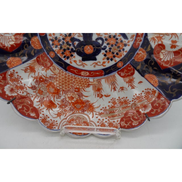 Black 19th Century Japanese Porcelain Imari Chargers, 1980s, Set of 2 For Sale - Image 8 of 18