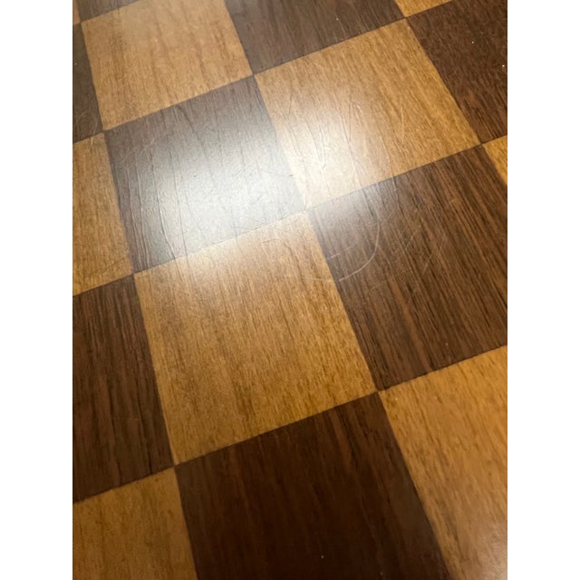 Vintage Colonial Williamsburg Wooden Gaming Board Ap-127 Wooden Checkers & Cards For Sale - Image 6 of 12