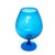 Glass A Symphony of Blues Mid-Century Brandy Balloon Curation - Group of 5 For Sale - Image 7 of 14