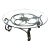 Vintage Grand Scale 52" Round Thomasville Forged Iron Coffee Table and Matching Two Side Tables Set For Sale