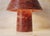 2020s Modern Red Travertine Minimal Design Table Lamp For Sale - Image 5 of 7