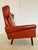 Set of Vintage Danish Lounge Chair and Ottoman in Cognac Leather by Svend Skipper For Sale - Image 6 of 18