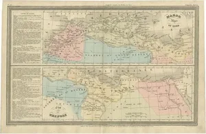 French Map of Northern Africa and Libya, 1840