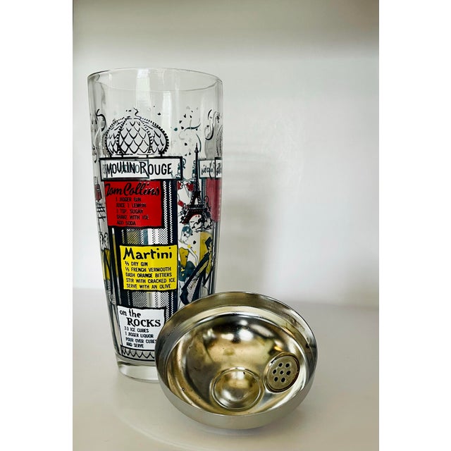 White Vintage Parisienne Cocktail Shaker For Sale - Image 8 of 12