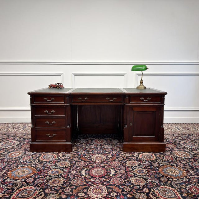 Classic English Desk with Backboard For Sale - Image 3 of 18