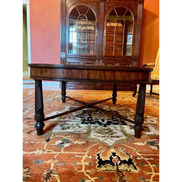 Henredon Large Mahogany Coffee Table For Sale - Image 6 of 10