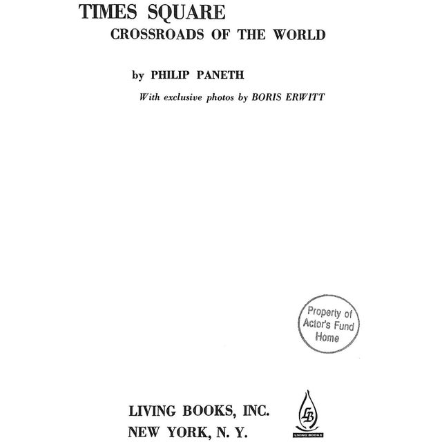 "Times Square: Crossroads of the World" 1965 Paneth, Philip For Sale - Image 4 of 11
