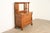 Victorian Antique American Empire Tiger Oak Sideboard With Mirrored Backsplash, Circa 1900 For Sale - Image 3 of 15
