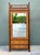 Chocolate Vintage Tortoise Bamboo Mirror Front Armoire For Sale - Image 8 of 12