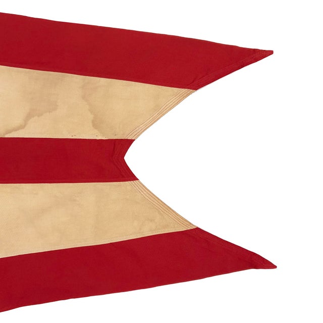 Mid 20th Century Vintage Sewn Cotton State Flag of Ohio For Sale - Image 5 of 5