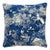 The House of Scalamandré Ridge Edge Pillow, Blue Shadow For Sale
