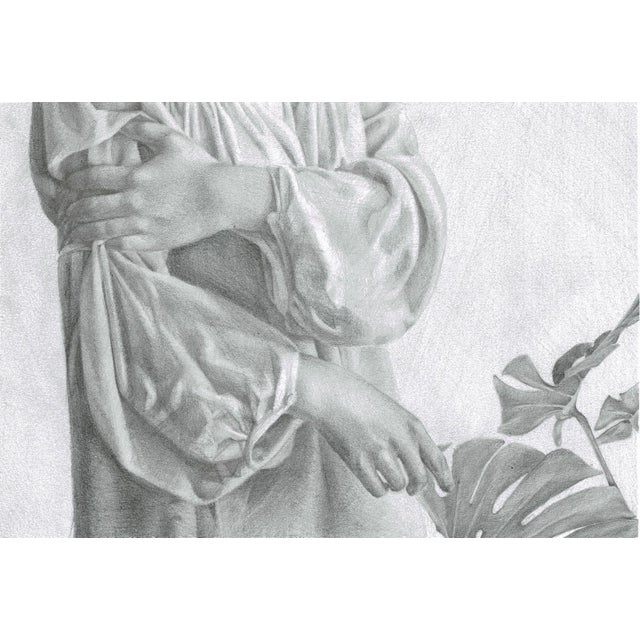 Early 21st Century Aleksandra Kalisz, Longing, 2025, Pencil on Paper For Sale - Image 5 of 5