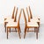 A beautifully restored set of six vintage “Eva” chairs in Brazilian rosewood by Niels Koefoed, produced in Denmark in c...