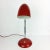 Metal Bauhaus Red Metal Table Lamp, 1950s For Sale - Image 7 of 13