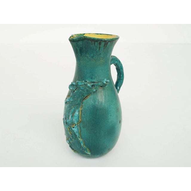 Ceramic Large Ceramic Pitcher Vase by Umberto Ghersi, Italy, 1950 For Sale - Image 7 of 7