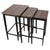 Mid-Century Modern Macassar Veneer Nesting Tables, 1950s, Set of 3 For Sale - Image 13 of 13