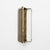 Gray Curved Smoked Ribbed Murano Glass and Brass Wall Sconces, 2000, Set of 2 For Sale - Image 8 of 9