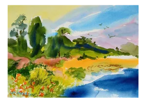 New Brighton Eucalyptus by Les Anderson