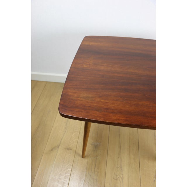 Polish Square Coffee Table, 1970s For Sale - Image 3 of 8