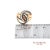 18k Solid Rose Gold Black and White Natural Diamond Ring For Sale - Image 9 of 10