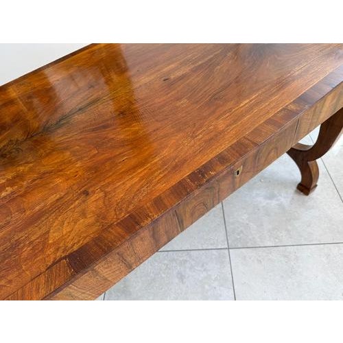 Biedermeier Desk in Walnut For Sale - Image 10 of 14