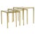 Mid 20th Century Solid Brass Faux Bamboo Italian Mid Modern Nesting Tables - Set of 3 For Sale - Image 13 of 13