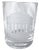 A handsome set of five vintage rocks glasses featuring elegant frosted etchings of the iconic Rotunda at the University of...