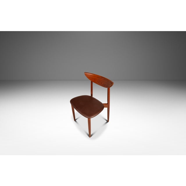 Danish Modern Teak Dining Set W/ Extension Table & Six (6) Matching Chairs Attributed to Harry Østergaard for Randers, Denmark, C. 1960s For Sale In Orlando - Image 6 of 16