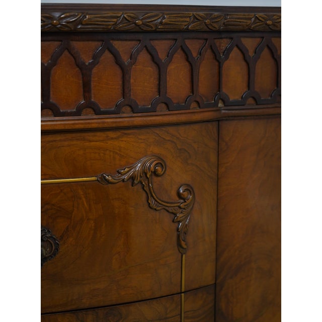 Romweber Vintage Walnut Georgian Commode Dresser Chest For Sale - Image 12 of 18