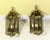 Vintage Solid Brass Wall Sconces / Hall Lanterns by Lamp Art-Italy - a Pair For Sale - Image 12 of 18