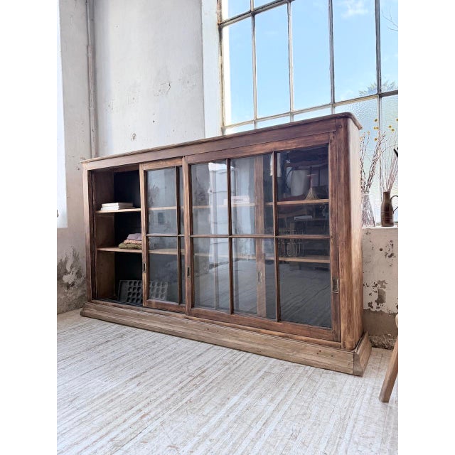 Workshop Cabinet with Glass Doors, 1950s For Sale - Image 17 of 18