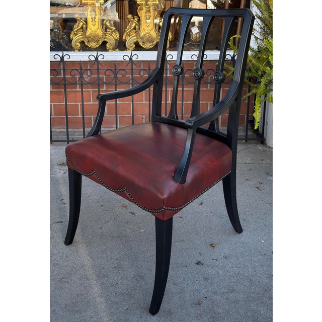 1990s Erika Brunson Couture Living Arlington Arm Chair For Sale - Image 5 of 7