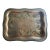 Georges Briard MCM Gold Scalloped Tray For Sale