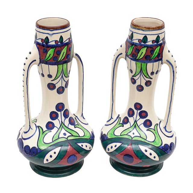 Art Nouveau Vases, 1890s, Set of 2 For Sale - Image 14 of 14