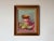 1970s Vintage Je. Ann Still Life Oil on Canvas Board Painting – Framed For Sale - Image 4 of 12