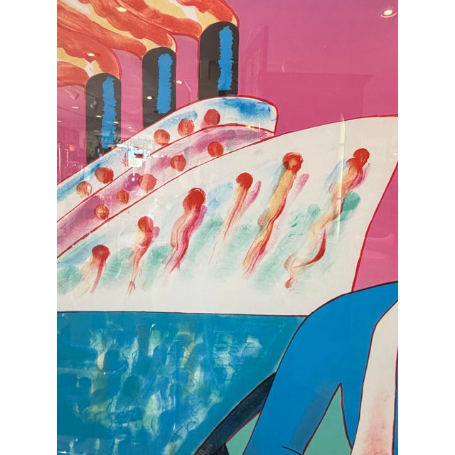 American Earl Linderman ‘Fast Loves and Tropical Waters’ 1990 Signed For Sale - Image 3 of 5