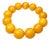 Late 19th Century Natural Baltic Amber Beads Slide On Bangle Antique Bracelet For Sale