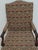 Textile 1980s Baker Furniture French Carved Leg Living Room Lounge Arm Club Chair B For Sale - Image 7 of 12