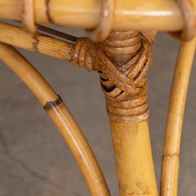 1960s Pair of Italian Rattan and Bamboo Chairs For Sale - Image 15 of 18
