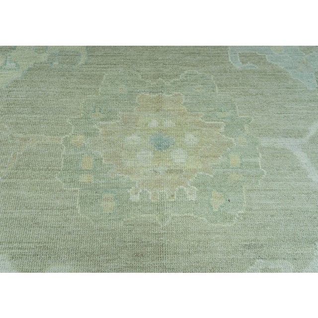 Turkish Turkish Oushak Rug 9'10" x 14'1" #19301 For Sale - Image 3 of 8