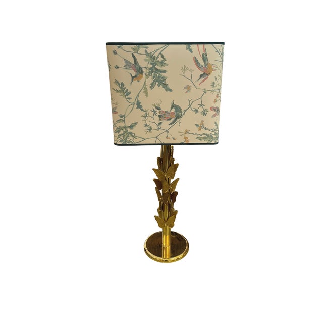Golden Murano Butterfly Table Lamps, 1970s, Set of 2 For Sale - Image 3 of 7