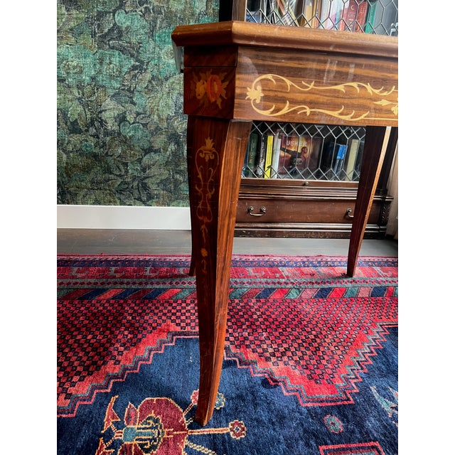 Mid-Century Italian Marquetry Multi-Game Table in Walnut and Mahogany, 1960s For Sale - Image 6 of 18