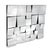 Black Vintage "Slopes" Mirror by Marshall Gross For Sale - Image 8 of 10