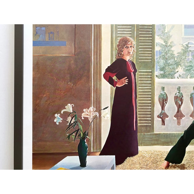 Mr and Mrs Clark and Percy/detail/ポスター Mr and Mrs Clark and Percy', David Hockney, 1970–1 | Tate