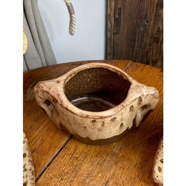 Stoneware Coffee Service from Vallauris, 1970s, Set of 9 For Sale - Image 6 of 15