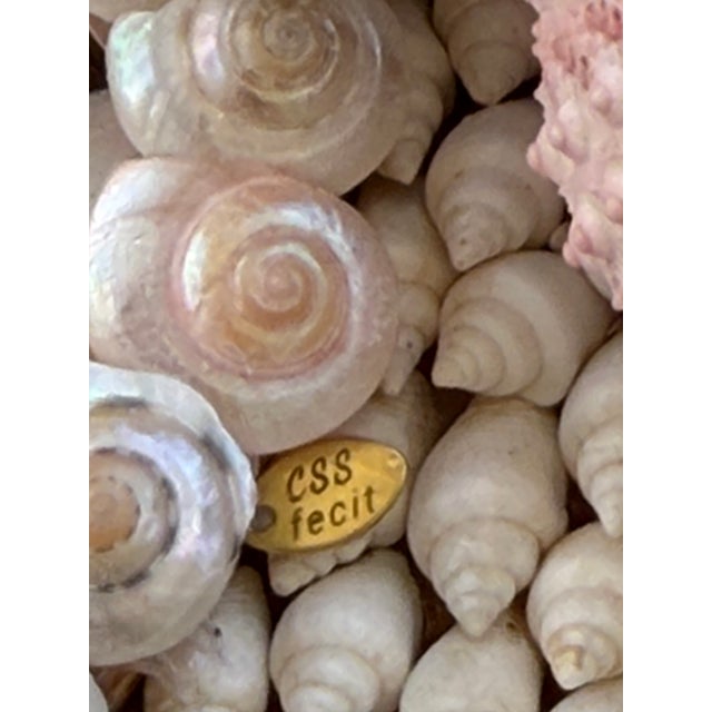 Wood CSS Seashell 13"h. Cross For Sale - Image 7 of 7