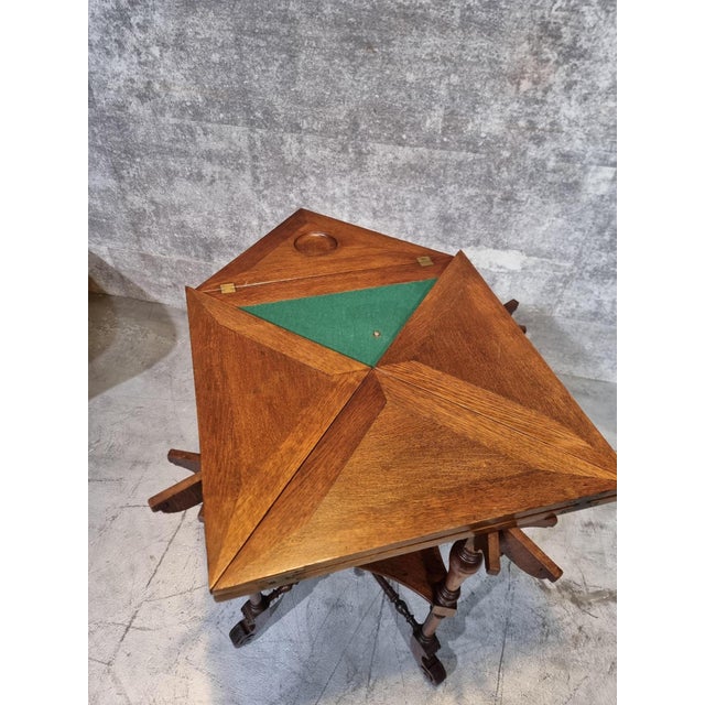 Antique Game Table from Pander & Zoon, 1920s For Sale - Image 3 of 18