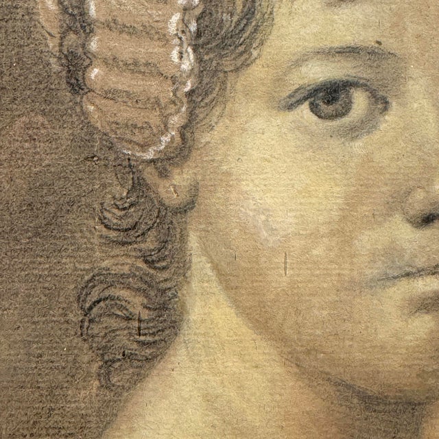 18th Century English Portrait of a Young Girl For Sale - Image 9 of 13